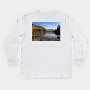 Fall colours in Canada Kids Long Sleeve T-Shirt